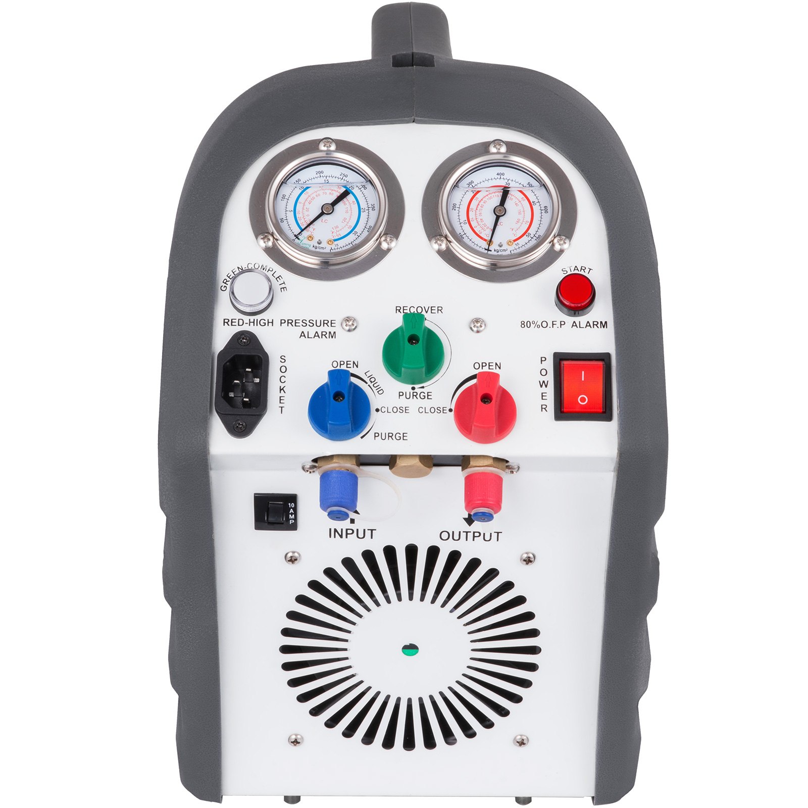 VEVOR 220V Kältemittel Absaugstation 1 / 2PS Abpumpstation 1440 U Refrigerant Recovery Machine