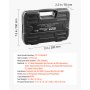 VEVOR Steckschlüsselsatz, 55-tlg., SAE- & Metrisch, Magnetische Steckschlüssel, mit Einsätzen, Verlängerung, Bits & Werkzeugkoffer, für Autoreparaturen, Heimwerkerarbeiten & DIY-Projekte