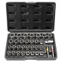 VEVOR Bolzenausdreher-Set, 29-teiliges Bolzen- und Muttern-Entferner-Set, 6mm bis 10mm, 10,3mm bis 19,05mm, Auszieh-Steckschlüsselsatz aus CR-MO-Stahl mit Aufbewahrungskoffer, Mutter zum Entfernen