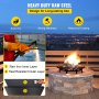 Feuerrost rund Wellige Gussrost 36 Zoll Radfeuerrost für alle Arten von Lagerfeuern aus Stahl