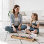 VEVOR Glockenspiel, 27 Noten, professionelles Xylophon-Schlaginstrument, mit SPCC-Klappen & bunten Metalltasten, inklusive 4 Schlägeln, Tragetasche, Musikinstrumenten-Set für Anfänger