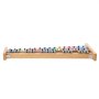 VEVOR Glockenspiel, 27 Noten, professionelles Xylophon-Schlaginstrument, mit SPCC-Klappen & bunten Metalltasten, inklusive 4 Schlägeln, Tragetasche, Musikinstrumenten-Set für Anfänger