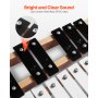 VEVOR Glockenspiel, 27 Noten, professionelles Xylophon-Schlaginstrument, mit SPCC-Klappen & Metalltasten, inklusive 4 Schlägeln, Tragetasche, Musikinstrument für Anfänger, Musikunterricht
