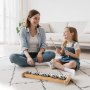 VEVOR Glockenspiel, 27 Noten, professionelles Xylophon-Schlaginstrument, mit SPCC-Klappen & Metalltasten, inklusive 4 Schlägeln, Tragetasche, Musikinstrument für Anfänger, Musikunterricht