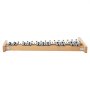 VEVOR Glockenspiel, 27 Noten, professionelles Xylophon-Schlaginstrument, mit SPCC-Klappen & Metalltasten, inklusive 4 Schlägeln, Tragetasche, Musikinstrument für Anfänger, Musikunterricht