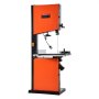 VEVOR Bandsäge, Schnittbreite 457 mm, Bandsäge mit 2240-W-Motor (3 PS), max. Schnitthöhe 406 mm, 690x510 mm Gusseisentisch, mit 360°-Arbeitsleuchte, Gehrungsanschlag, Parallelanschlag