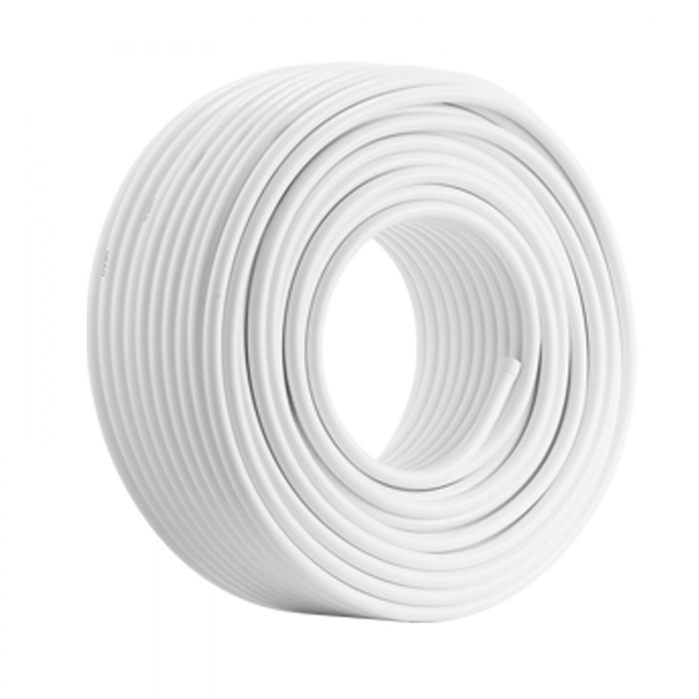 VEVOR Aluminum Composite Pipe, 100 m, White, PEX Pipe, Aluminum Multilayer Composite Pipe, MV Pipe, Multilayer Pipe, Ideal for Underfloor Heating and Radiator Connection, Aluminum Composite Pipe