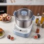 VEVOR Dough Mixer 6.5L Electric Dough Food Maker with Ferment Function, for Pizza, Pasta, and Sourdough, 304 Stainless Steel Bowl, Timer, Face-up Control Panel, Household Dough Kneading Machine