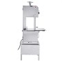 VEVOR Kommerzielle Fleischknochen Sägemaschine 2200 W, 1500 kg/h Knochenschneidemaschine Gefrorene Fleisch Knochen Schneidemaschine, 4-220 mm Einstellbare Dicke Knochensäge 620 x 520 mm Arbeitstisch