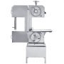 VEVOR Kommerzielle Fleischknochen Sägemaschine 2200 W, 1500 kg/h Knochenschneidemaschine Gefrorene Fleisch Knochen Schneidemaschine, 4-220 mm Einstellbare Dicke Knochensäge 620 x 520 mm Arbeitstisch