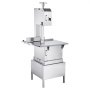 VEVOR Kommerzielle Fleischknochen Sägemaschine 2200 W, 1500 kg/h Knochenschneidemaschine Gefrorene Fleisch Knochen Schneidemaschine, 4-220 mm Einstellbare Dicke Knochensäge 620 x 520 mm Arbeitstisch