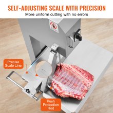 VEVOR Kommerzielle Fleisch-Knochen-Sägemaschine 2200 W 1500 kg/h Knochenschneidemaschine Gefrorene Fleisch-Knochen-Schneidemaschine 4-220 mm