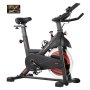 VEVOR Heimtrainers Fahrrad mit einstellbarem magnetischem Widerstand Indoor-Fahrrad Trainingsfahrrad mit leisem Riemenantrieb & bequemem Sitzpolster & LCD-Monitor & schwerem Schwungrad Schwarz