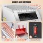 VEVOR Durchlauf-Toaster 1770 W Förderbandtoaster, Kettentoaster, Drei Einstellbare Modi 150 / 300 / 450 Scheiben pro Stunde, Kommerzieller Toaster Förderband Edelstal Restaurants, Bäckereien