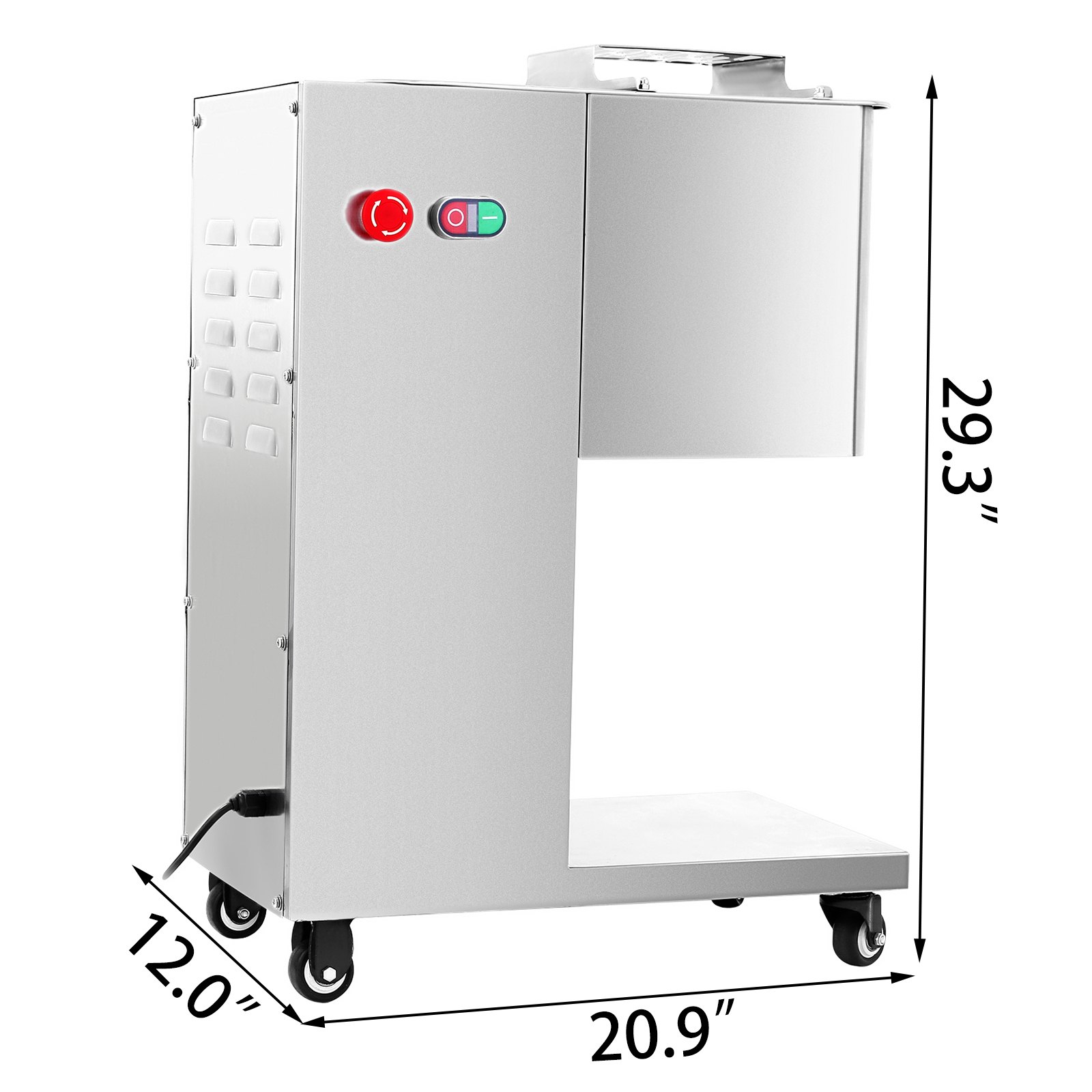 Edelstahl Kommerziell Aufschnittmaschine Fleischschneider Schneidemaschine