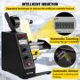 VEVOR Automatischer Etikettenspender AL-1150D Rollenetikettenspender mit 6-stelliger LED Anzeige Etikettiergeschwindigkeit 1-8 m / min Zählbereich