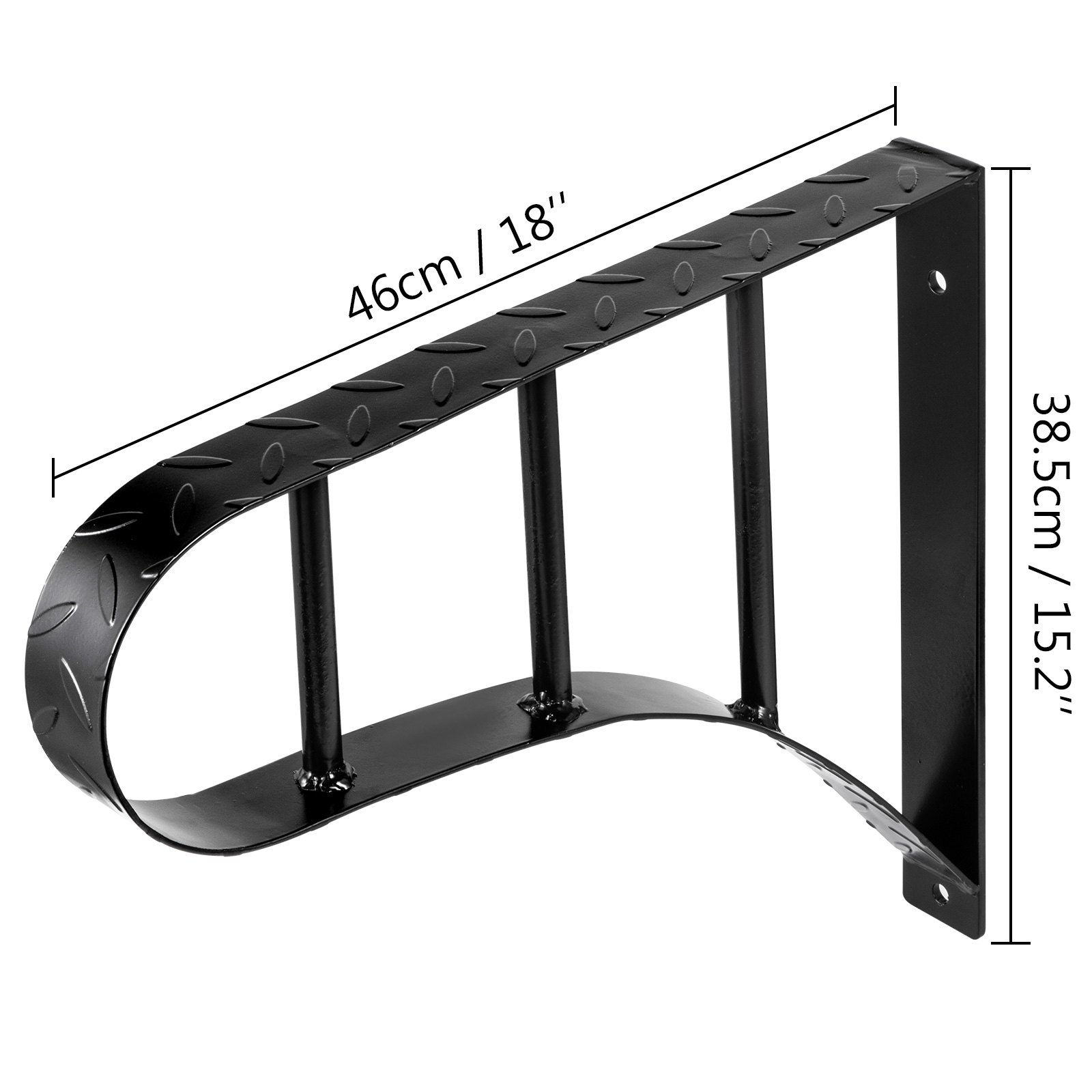 Vevor Schmiedeeisen Handlauf Eisen Haltegriff Mattschwarz Treppengeländer Außen