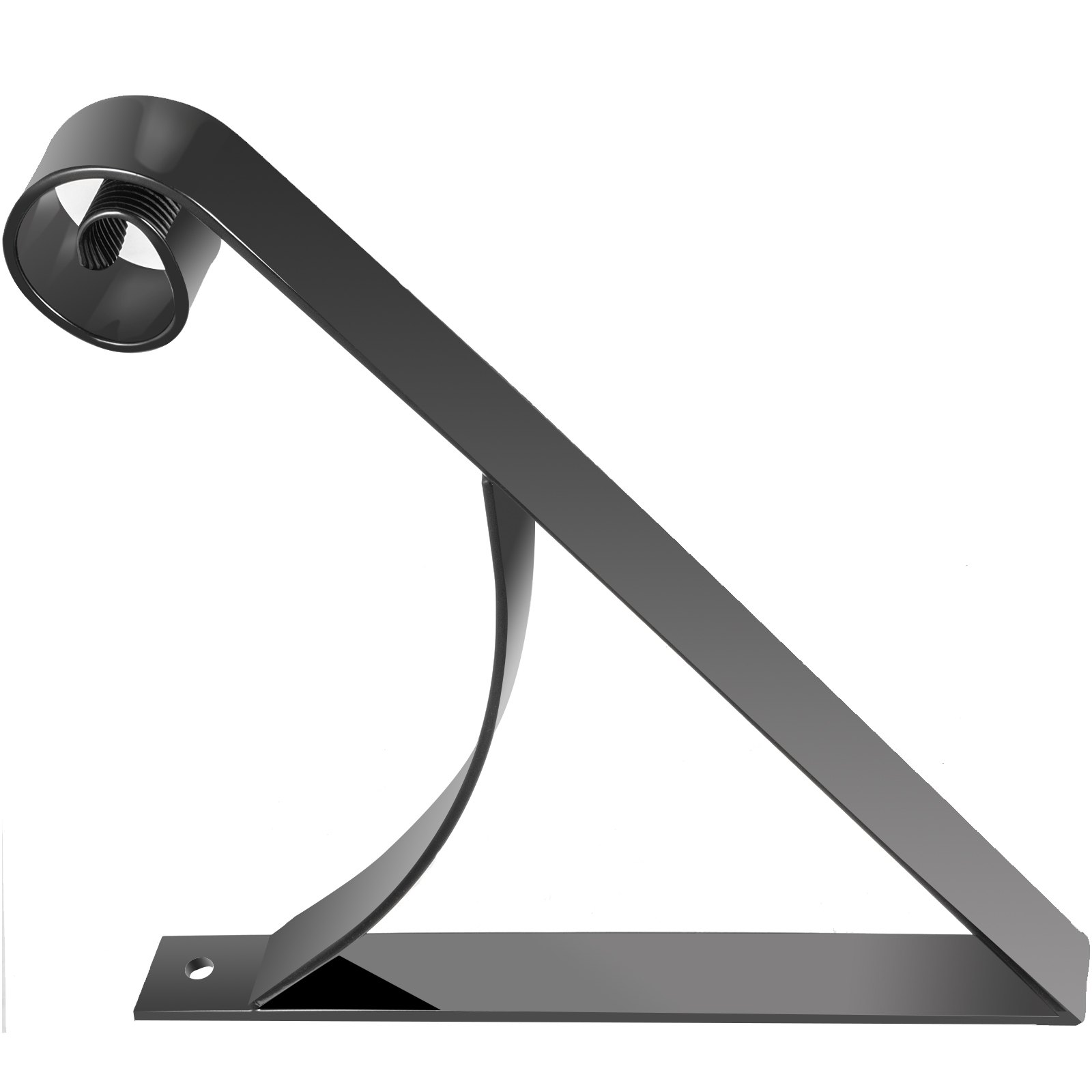 VEVOR Schmiedeeisen Handlauf Treppengeländer 55,9x45,7x43,2 cm mit Schrauben