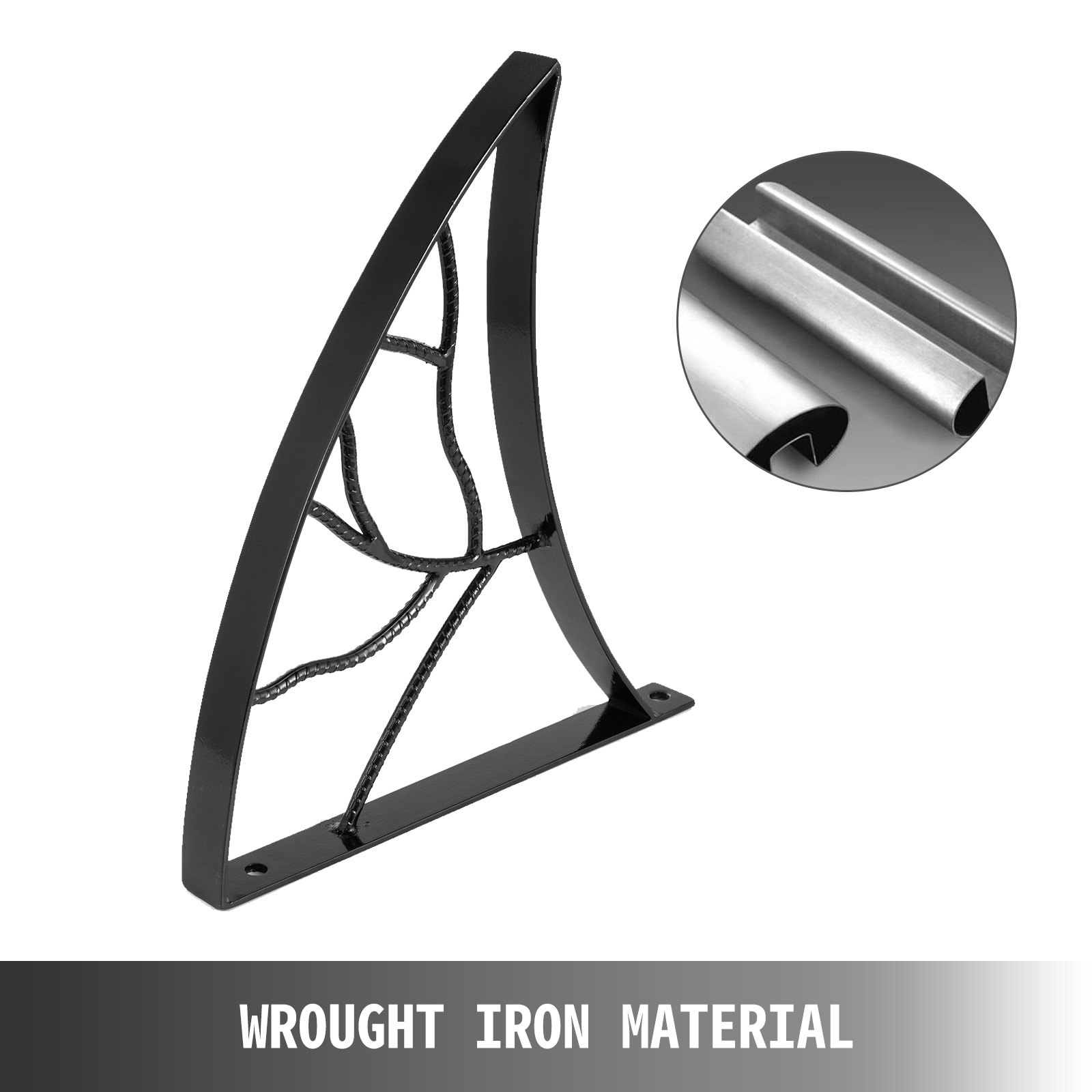 Handl?ufe für Au?entreppen Schmiedeeisenhandlauf Blattform Veranda Deck