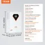 VEVOR 2 in 1 Hybrid-Solar-Wechselrichter 5500W Solar Inverter 11000VA Reiner Sinus MPPT LCD-Display 3 Lademodi (Solarladung, Netzladung, Hybridladung) & 4 Ausgangsmodi (UTL, SOL, SBU, SUB)