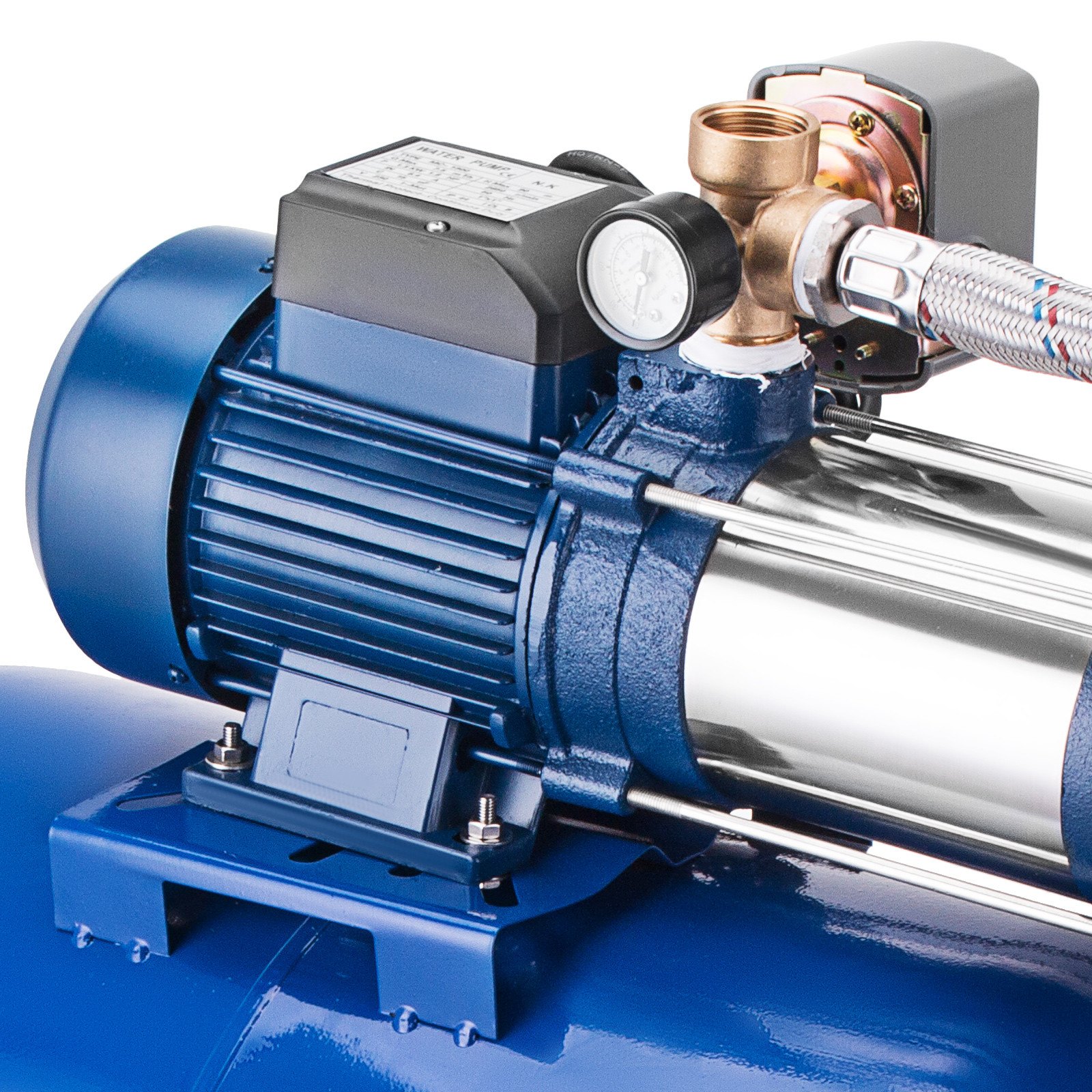 Hauswasserwerk Gartenpumpe Wasserwerk Pumpe Wasserpumpe 1300w 7500l/h