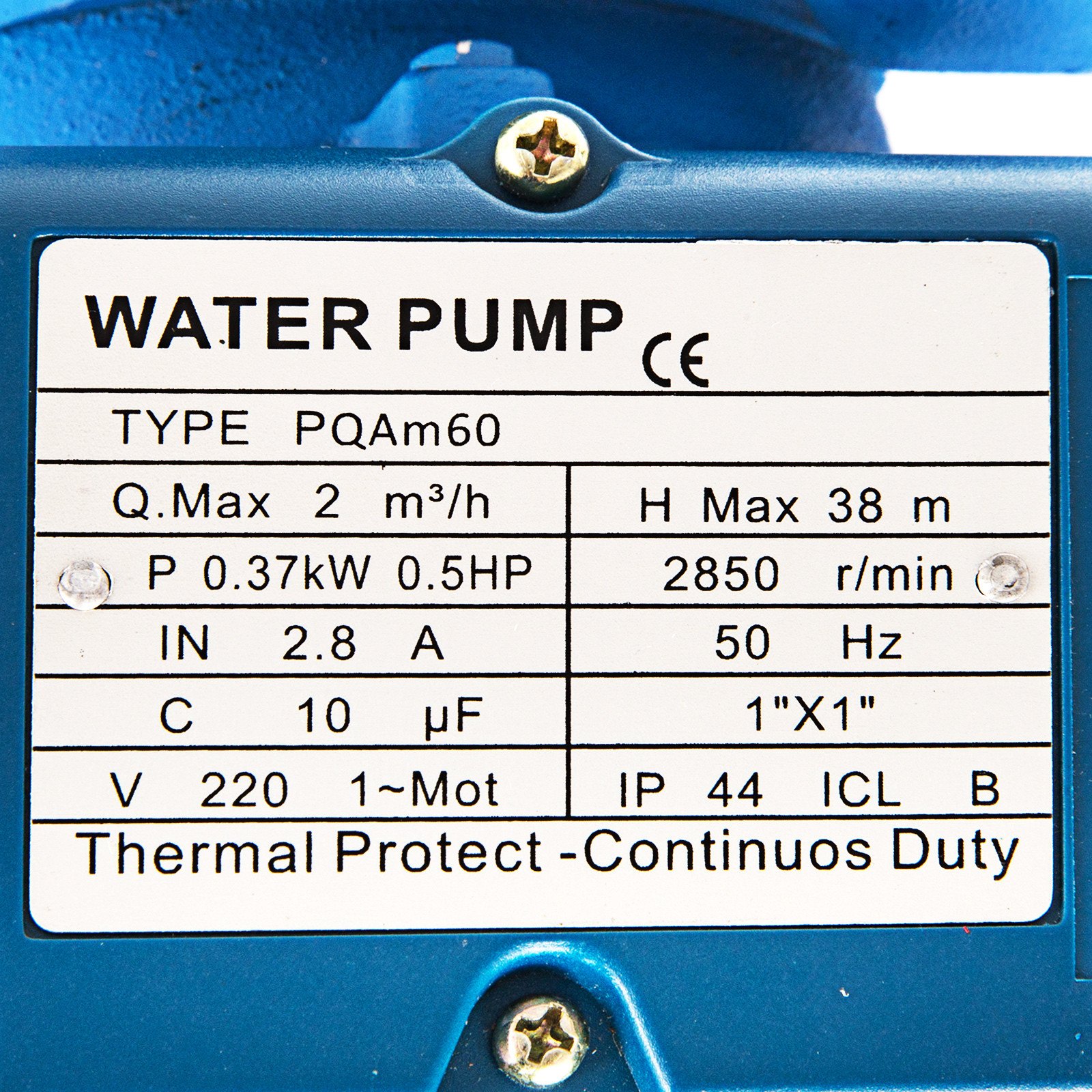 Pqam 60 Kreiselpumpe 370w Edelstahl Kreiselpumpe Jetpumpe Gartenpumpe 220v