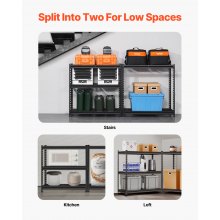 VEVOR Lagerregale Steckregal Schwerlastregal Kellerregal 406,4x914,4x1828,8mm