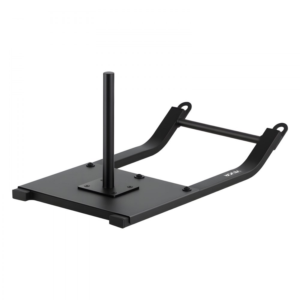 VEVOR Gewichtsschlitten Kraftschlitten, Fitness-Krafttrainingsschlitten zur Verbesserung der Geschwindigkeit bei sportlichen Übungen, Fitnessgerät mit Gurt, kompatibel mit 25/51 mm Gewichtsscheiben