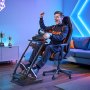 VEVOR Racing Wheel Stand, Adjustable & Foldable Simulator Stand for Logitech G29 G27 G920 G923, Thrustmaster T300RS T300GT T248 TS-PC TSXW Gaming Cockpit,Pedals Simulator NOT Included