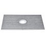 VEVOR Shower Rim Set, 1524 x 965 x 28 mm, Large Shower Tray Set with Central Drain, Lightweight EPS Shower Installation Sets with 2 Waterproof Sheets, Shower Tray Tilt Bars Suitable for Bathrooms