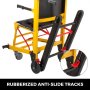 VEVOR Kletterrollstuhl Aluminiumlegierung Treppenlift Menschen Angetrieben Kletterrollstuhl Belastbarkeit(Gelb)