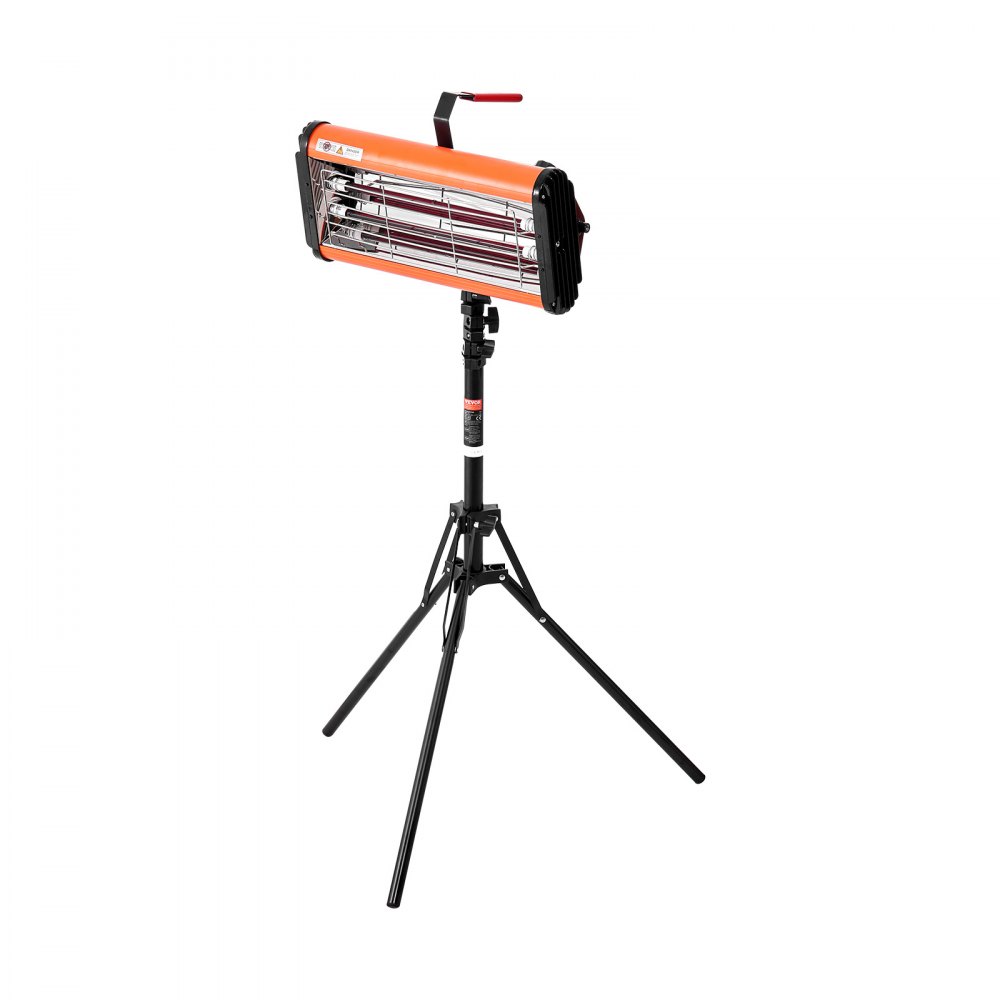 VEVOR Infrarot-Härtungslampe, Hand-/Ständer-Doppelnutzung, 2000 W, 0–90 Min. Zeiteinstellung, Auto-Härtungslampe mit automatischer Heizung und Halterung, 32 m² große Sprüh-/Backkabinenheizungen