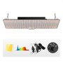VEVOR 200W Dimmbar Pflanzenlampe 30x40x12cm LED Pflanzenlampe 544x Samsung 281B Vollspektrum 26000lm Lichtstrom Wachstumslampe 760nm Infrarot-Wellenlänge Pflanzenlicht Gewächshaus Anbauzelt Balkon
