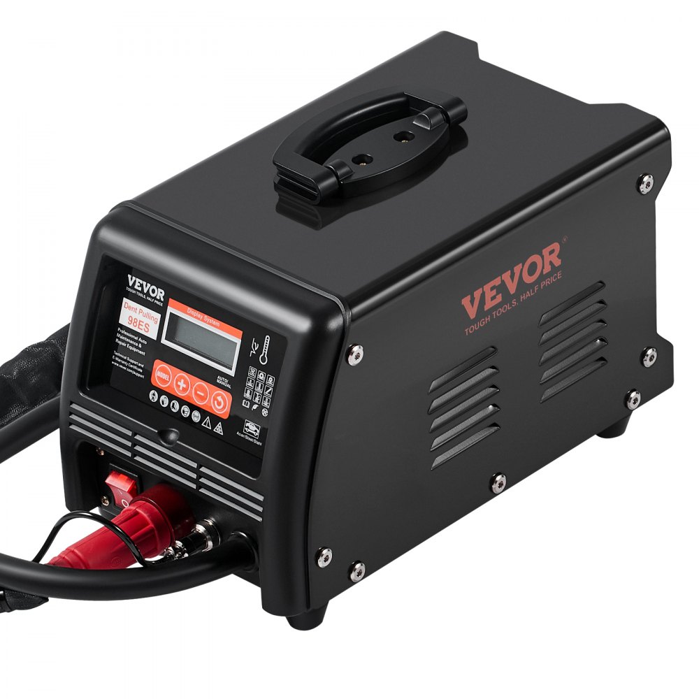 VEVOR Ausbeulspotter, 3 kW, Dellenreparaturset, Dellenzieher mit automatischem/manuellem Schweißen und 9 Modi, Autokarosserie-Punktschweißgerät, Dellenzieher für die Dellenreparatur von Autos & LKWs