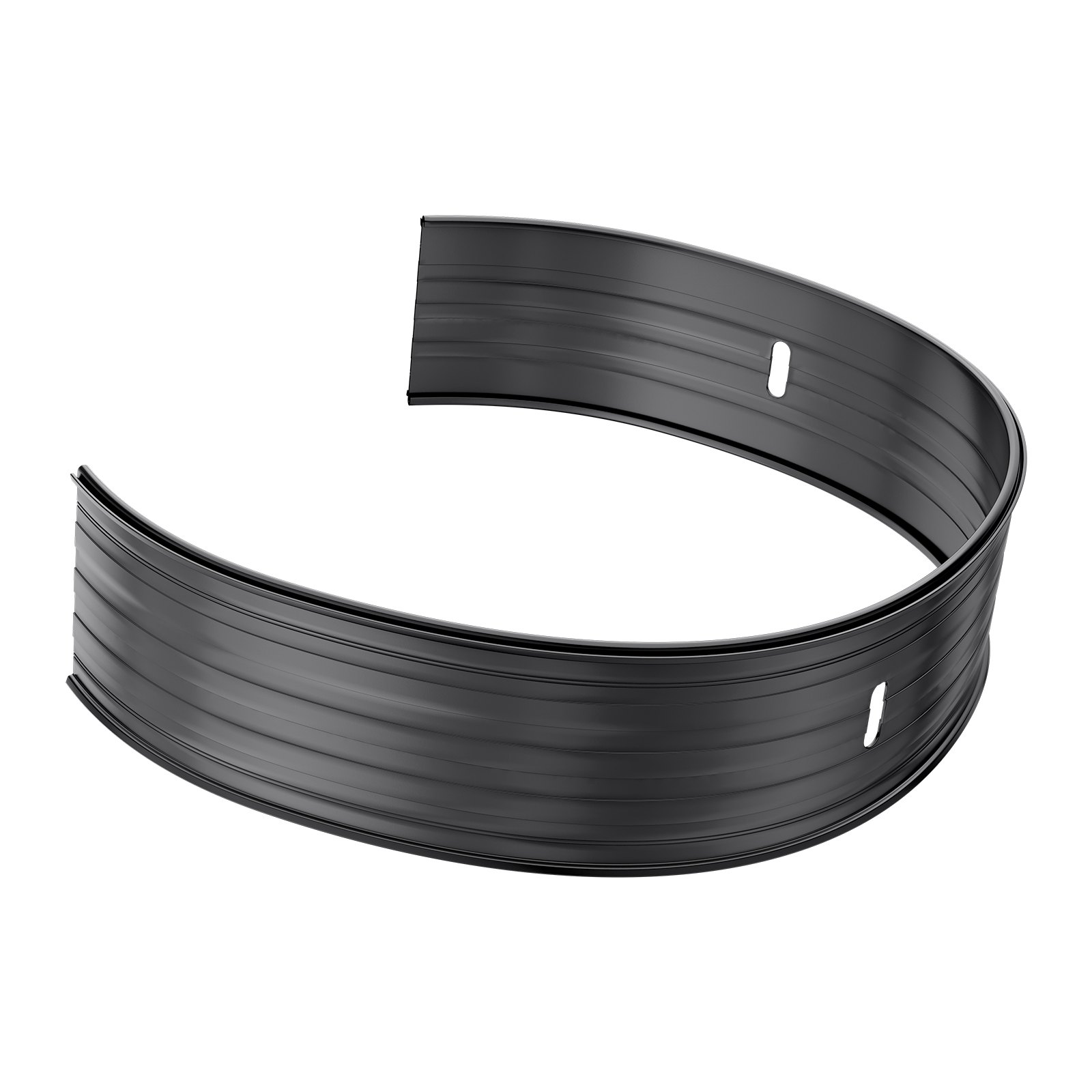 VEVOR Beeteinfassung, 8 Packungen à 183 cm, Rasenkante aus Aluminiumlegierung, Beetumrandung, biegbare Garteneinfassung, Rasenbegrenzung, robuster Rasenkantenzaun für Blumenbeete, Hofwege