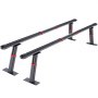 VEVOR 2 Stk. Truck Rack Relingträger 362,9kg Tragfähigkeit, LKW Gepäckträger Racks Dachträger 600-1600mm Einstellbar, Aluminium Dachgepäckträger Schwarz 1800x360x200mm Leiterträger Pick up Racks