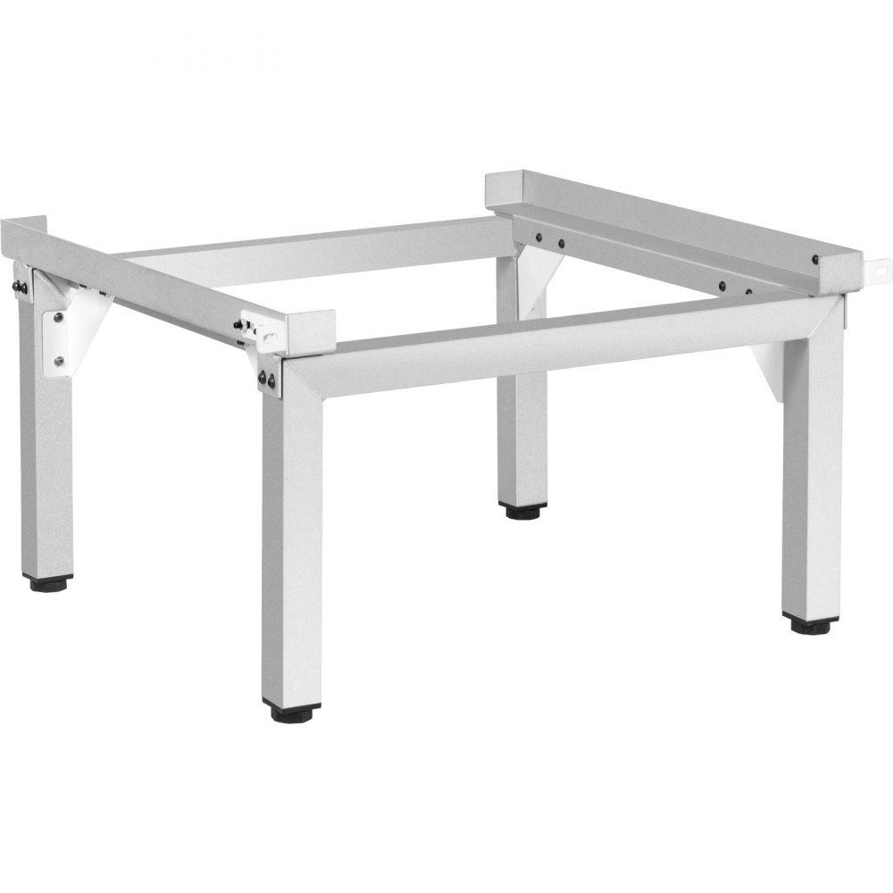 Vevor Einzel Waschmaschinen Untergestell Waschmaschinensockel 62,6x61x38,3cm Alu