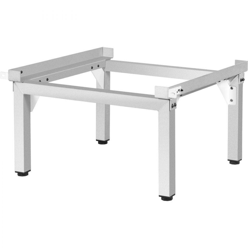 Vevor Einzel Waschmaschinen Untergestell Waschmaschinensockel 62,6x61x38,3cm Alu