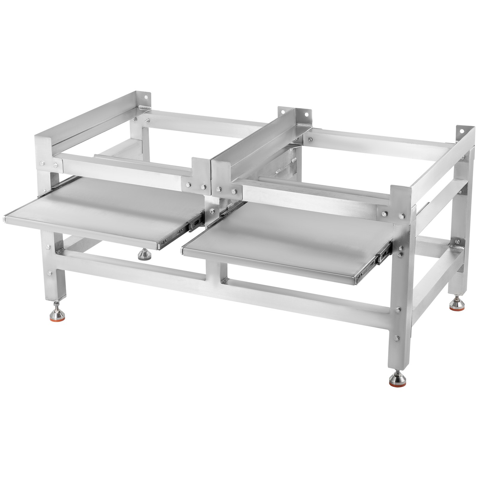 VEVOR Waschmaschinenständer 300LBS, Waschmaschinensockel 25x25-Zoll, Sockel für Waschmaschine und Trockner mit einem 66LBS-Tablett, Gerätesockel mit 4 verstellbaren Füßen