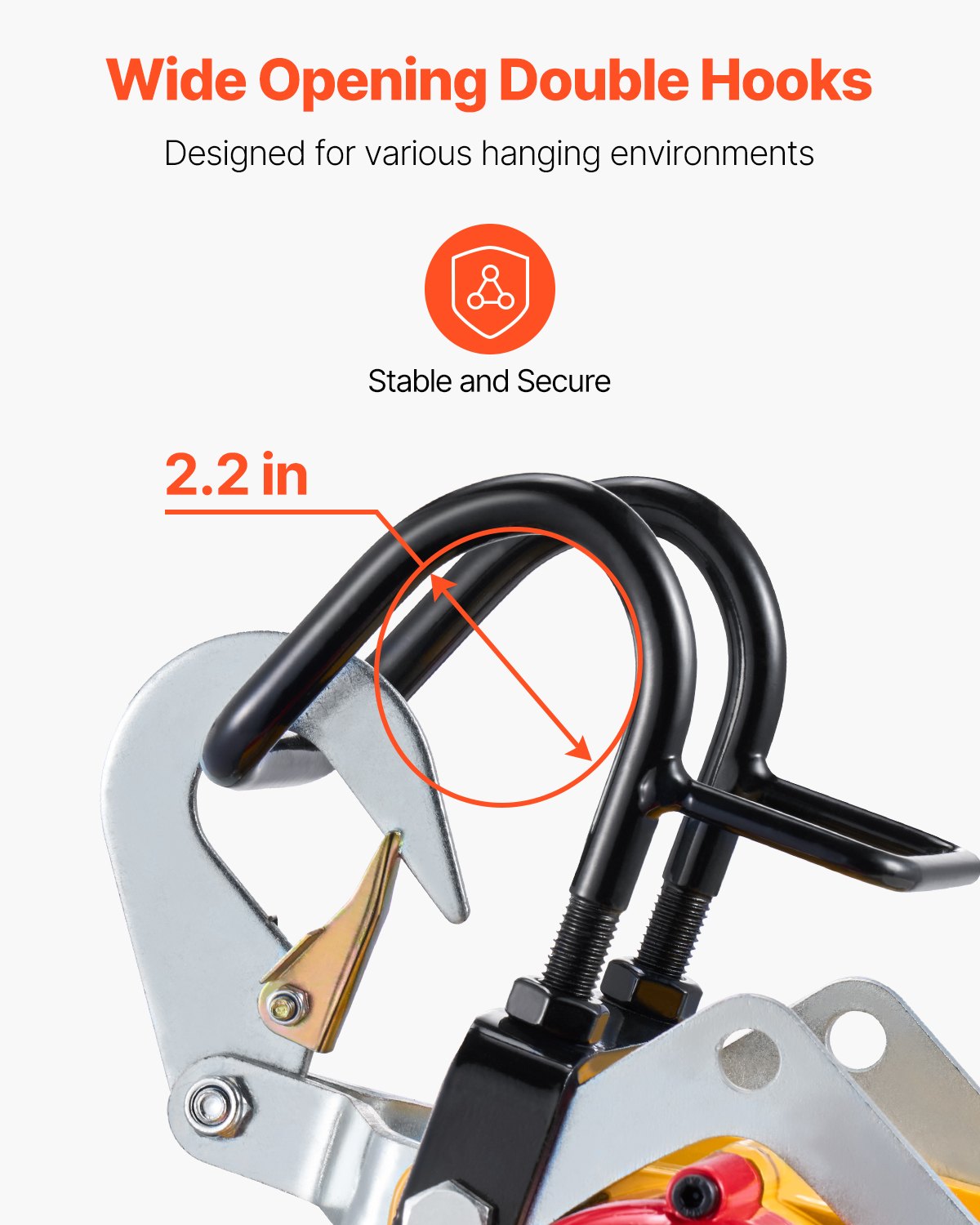 VEVOR 2-in-1 elektrische Hebewinde, 500 kg Kapazität, 1800 W tragbare Kraftwinde, 30 m Hubhöhe, 11 m/min mit Kabel- und kabelloser Fernbedienung, für Garage, Lager, Fabrik, Hebe- & Abschlepparbeiten