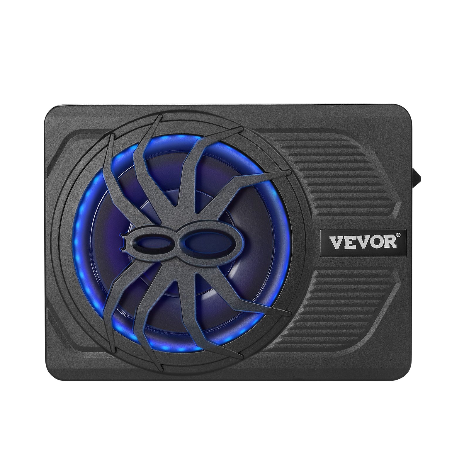 VEVOR Untersitz Auto Subwoofer 440 W 254 mm schlanker Auto Subwoofer unter dem Sitz Subsystem mit eingebautem Verstärker, Hoch-/Niedrigpegel-Eingang und Lautstärkeregler für SUVs Lkws