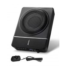 VEVOR Untersitz-Auto-Subwoofer 240W Schlankes Aktives Subwoofer-System 203mm