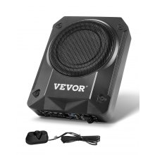 VEVOR Untersitz-Auto-Subwoofer 800W Schlankes Aktives Subwoofer-System 203mm