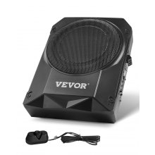 VEVOR Untersitz-Auto-Subwoofer 400W Schlankes Aktives Subwoofer-System 254mm