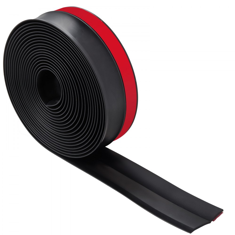 VEVOR sealing strips for top and sides, 6.09 m universal replacement sealing strips made of soft and hard composite material, weatherproof TPE seals with self-adhesive backing