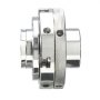 VEVOR 4 Inch Wood Lathe Chuck, 4-Jaw, Self-Centering Wood Turning Chuck Set with 1" x 8TPI Thread & Adapter, 4 PCS Round/Step/Pin Jaws, Case, Nickel-Plated, High-Hardness Steel, for Woodworking Lathe