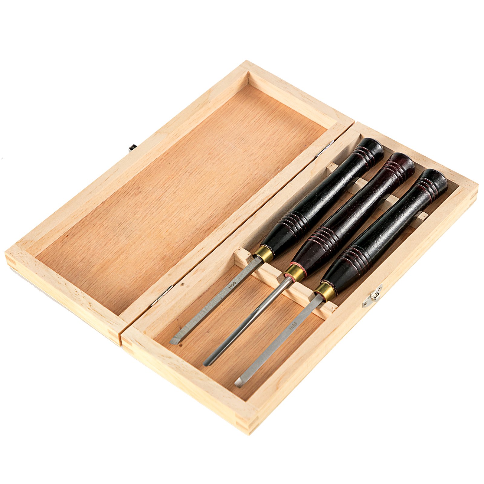 Stechbeitel Set Holz Schnitzwekzeug 3 Stück Mit Koffer Einem Kostenlosen Meißel