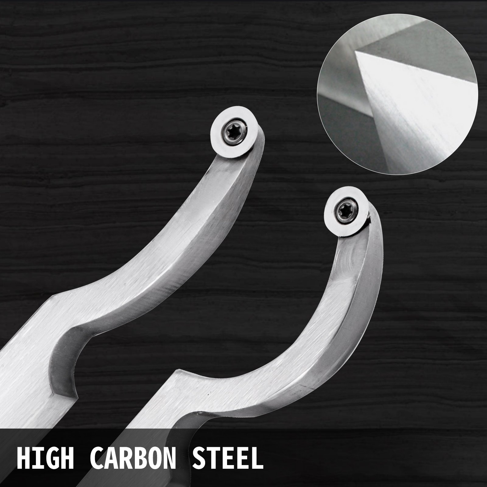 Hohlmesser 2 Pcs Holzdrehbank Holzmeißel Hartmetall Stechbeitel Meissel