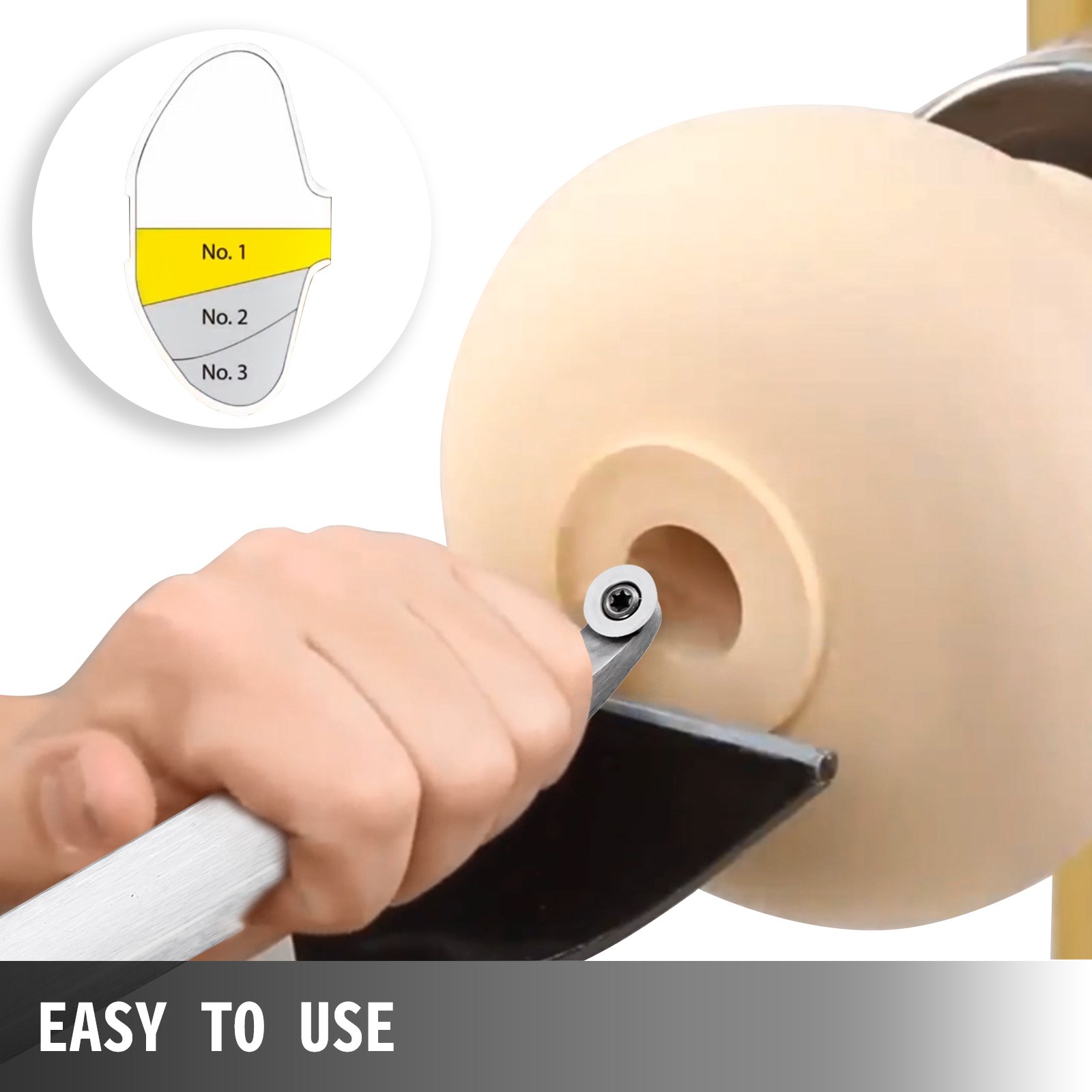 Hohlmesser 2 Pcs Holzdrehbank Holzmeißel Hartmetall Stechbeitel Meissel