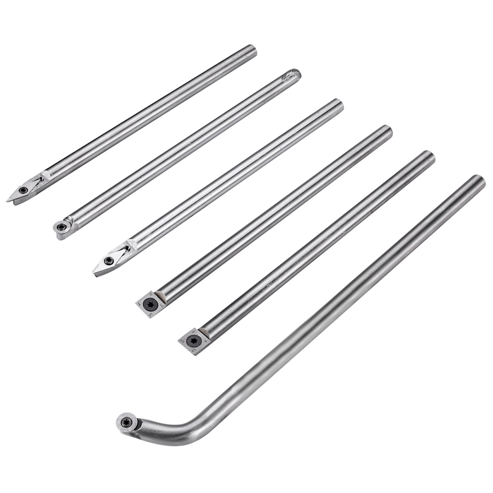 Holzdrehbank Drehwerkzeuge Für Drehmaschinen 6pc Drehmeißel Hartmetall Holz Hand